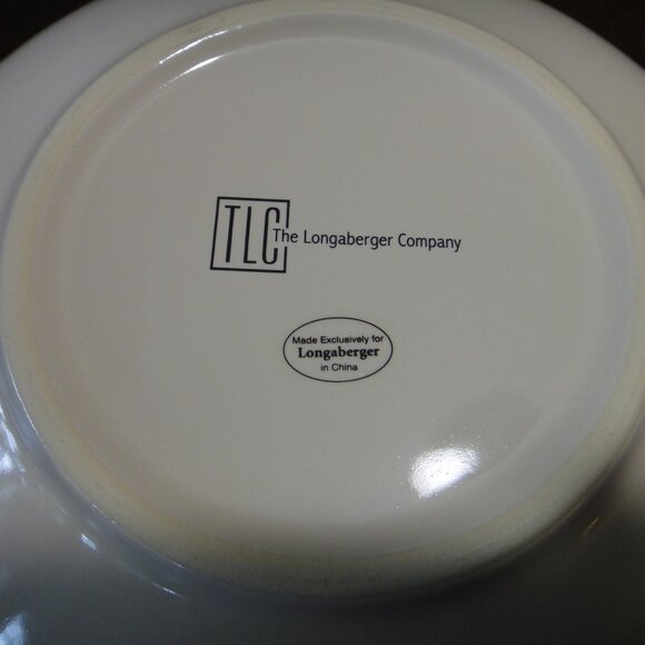 2 Longaberger Reindeer Appetizer Salad Bread Plates Christmas Holiday Plate 7.5" - Picture 5 of 6